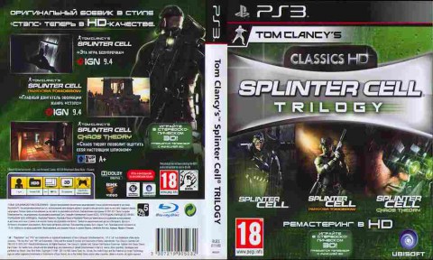 Игра Tom Clancy's Splinter Cell TRILOGY, Sony PS3, 172-108, Баград.рф